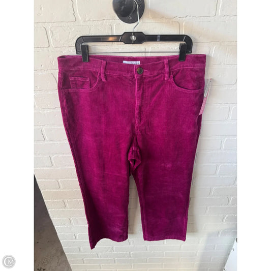 Pants Corduroy By Loft In Pink, Size: 16
