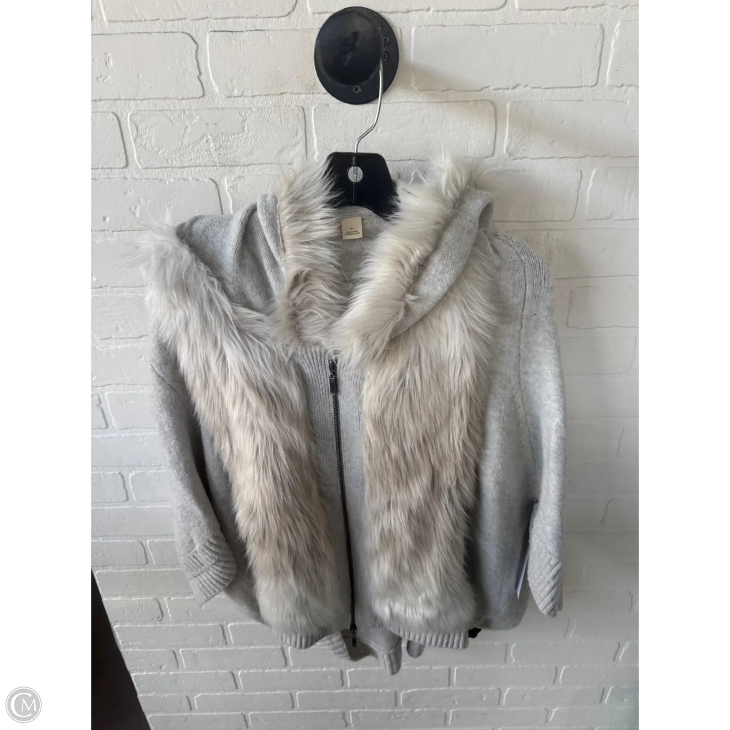 Sweater Cardigan By Sleeping On Snow In Grey, Size: Xl