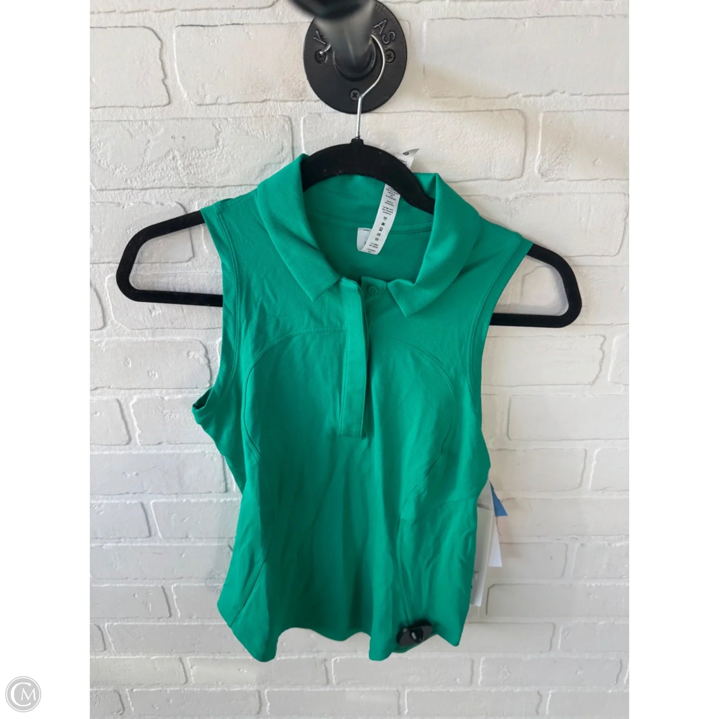 Athletic Tank Top By Lululemon In Green, Size: Xs