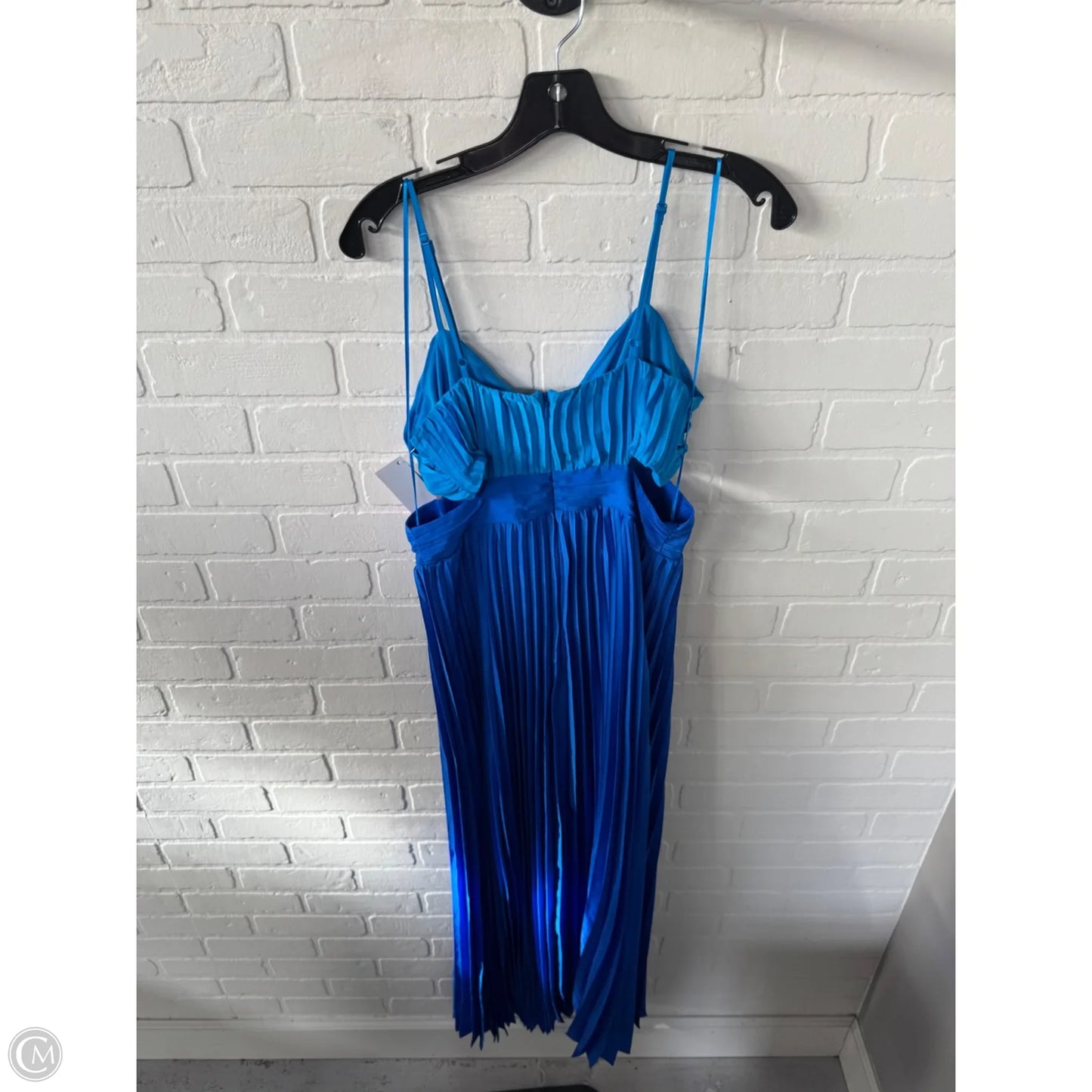 Dress Party Long By Express In Blue, Size: M