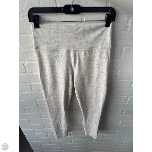 Athletic Leggings By Fabletics In Cream, Size: 8