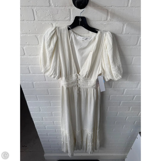 Dress Casual Midi By Altard State In Cream, Size: M