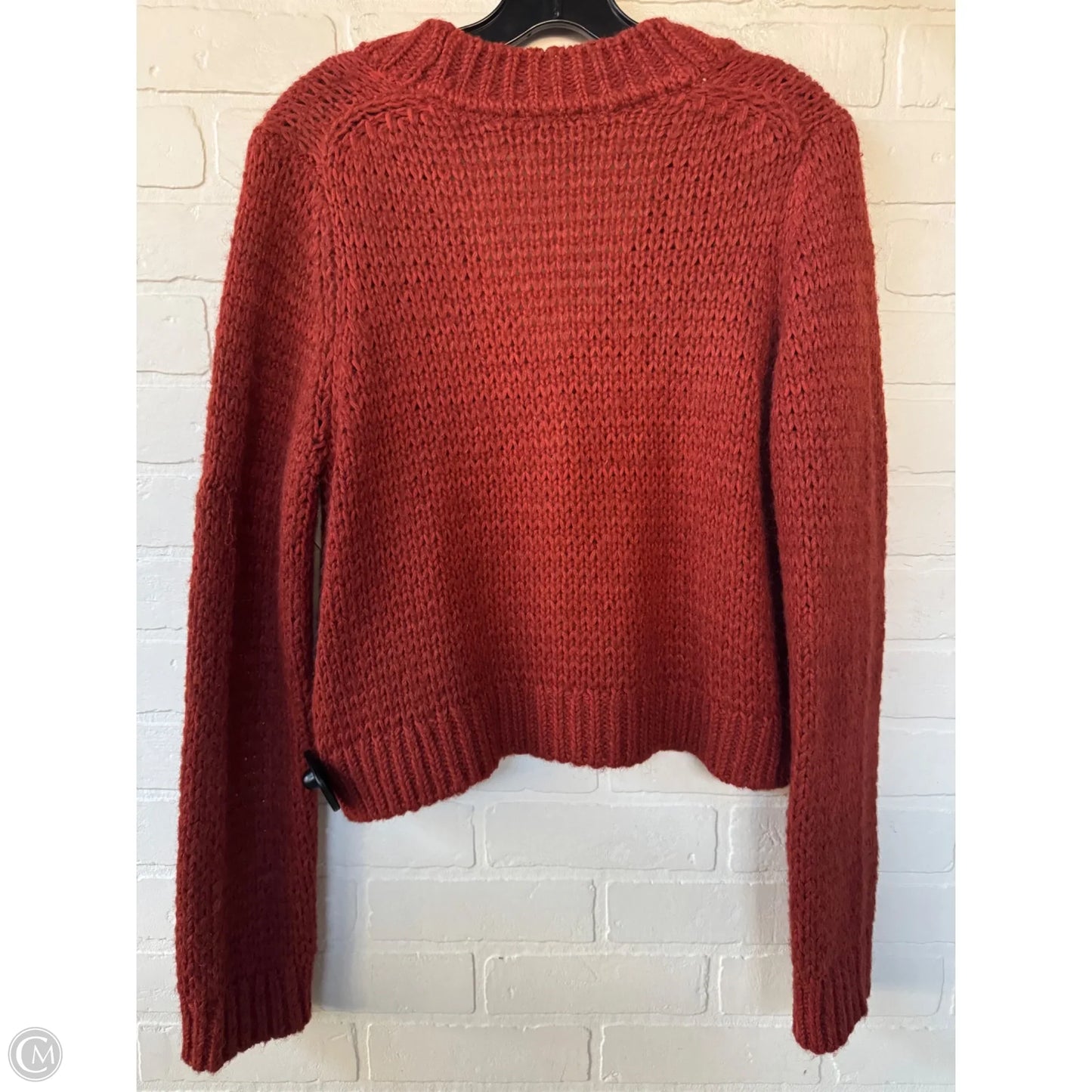 Sweater Cardigan By Boden In Orange, Size: M