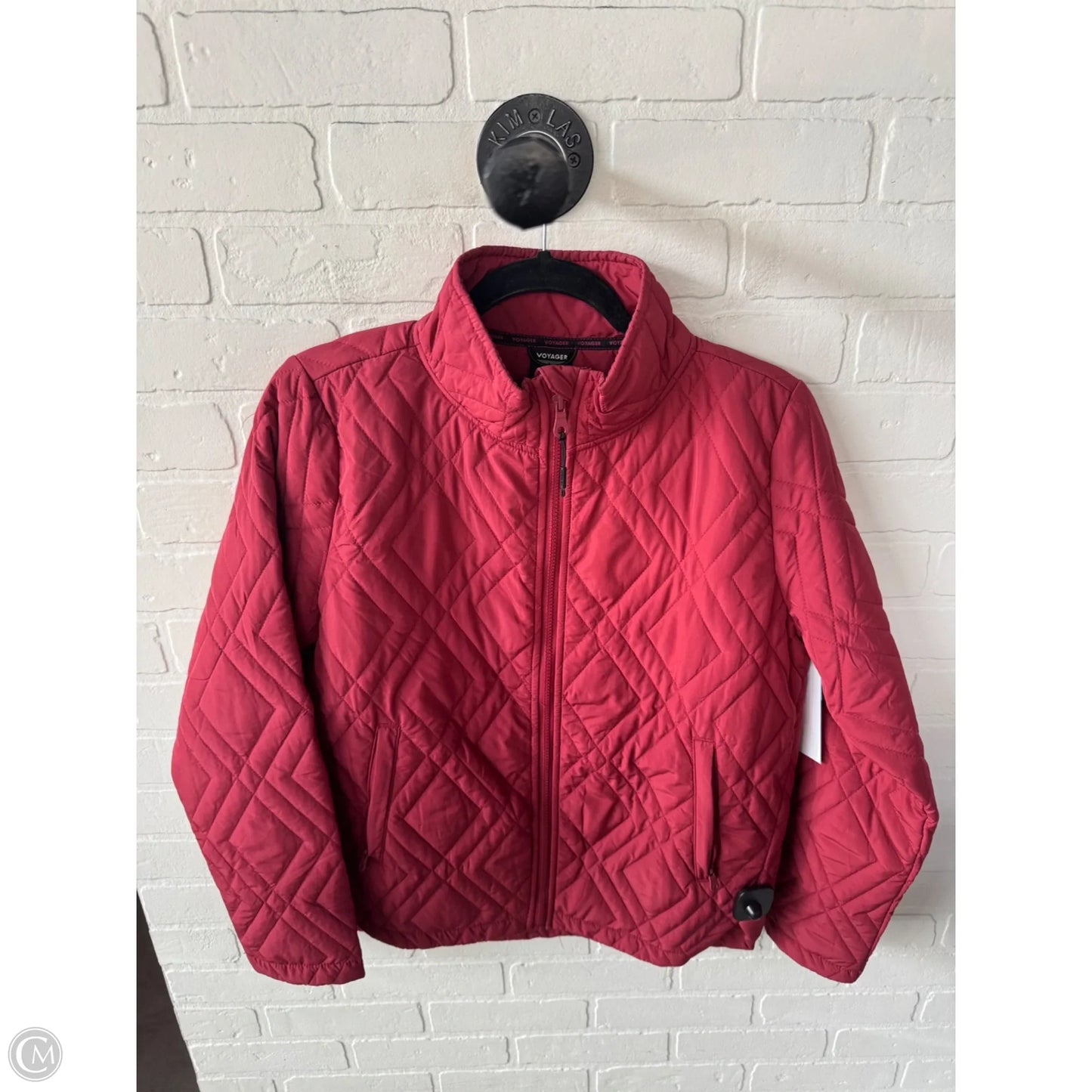 Jacket Puffer & Quilted By Cmc In Red, Size: S