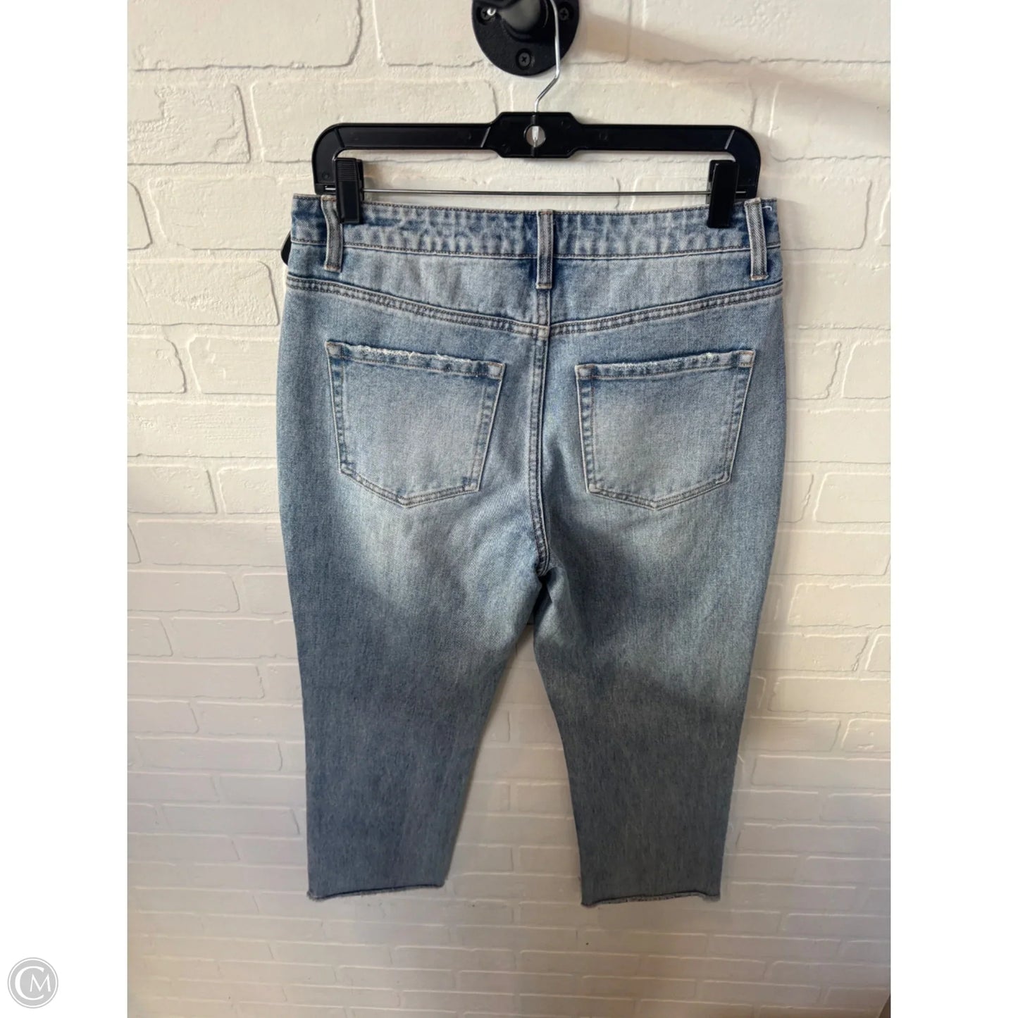 Jeans Straight By Vervet In Blue Denim, Size: 8
