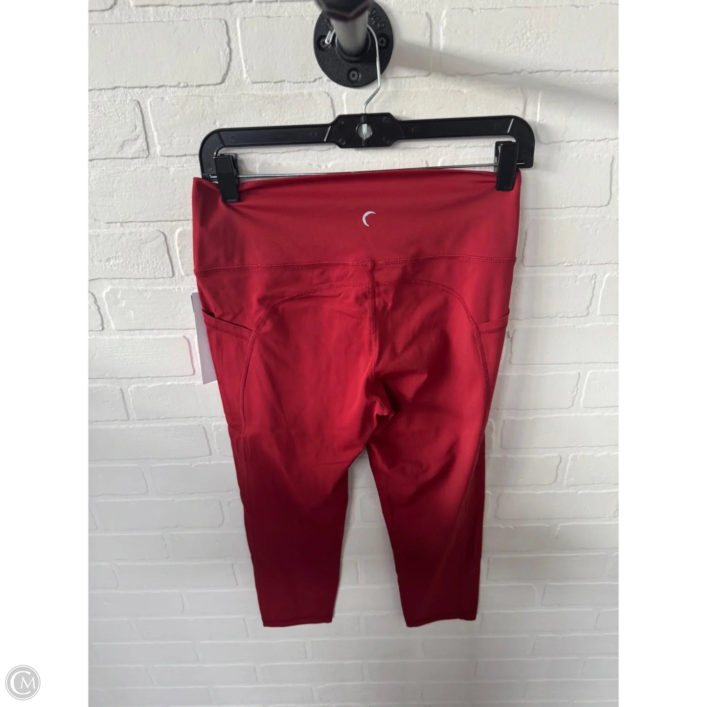 Athletic Capris By Zyia In Red, Size: 12