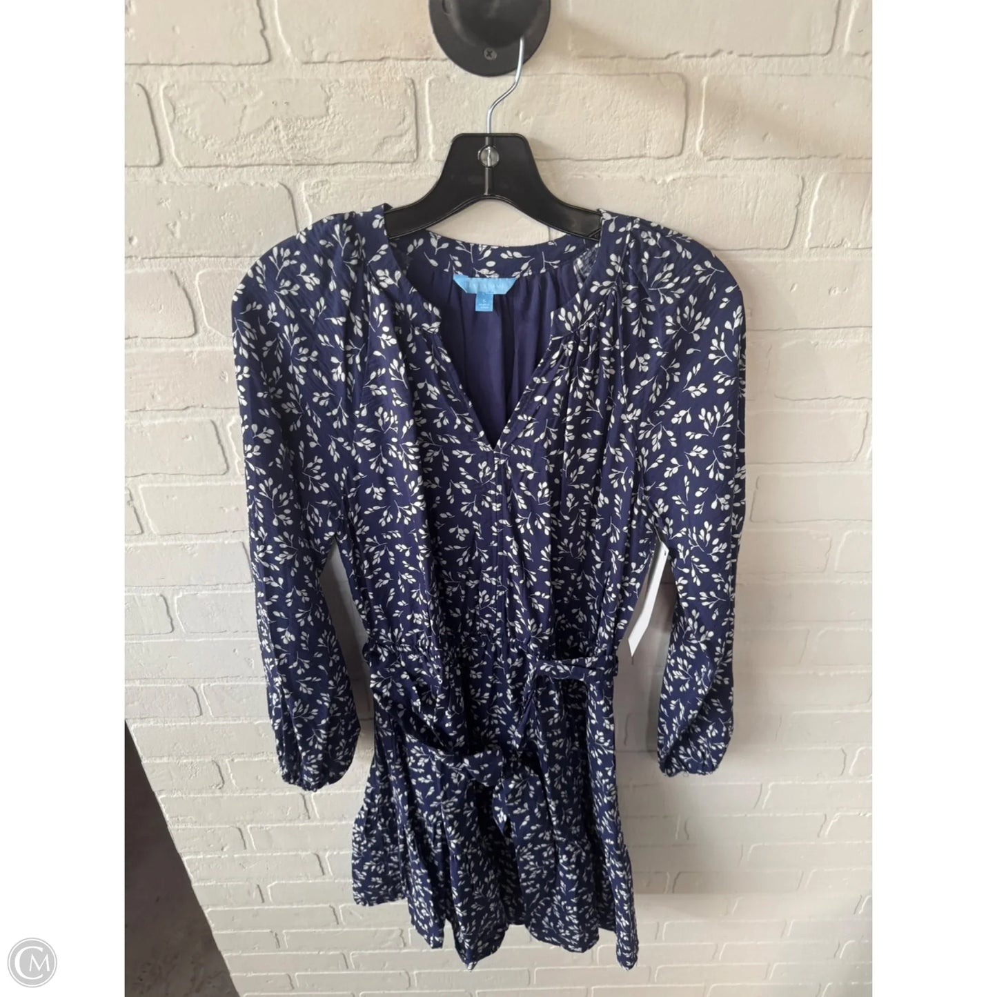 Dress Casual Short By Draper James In Blue & White, Size: S