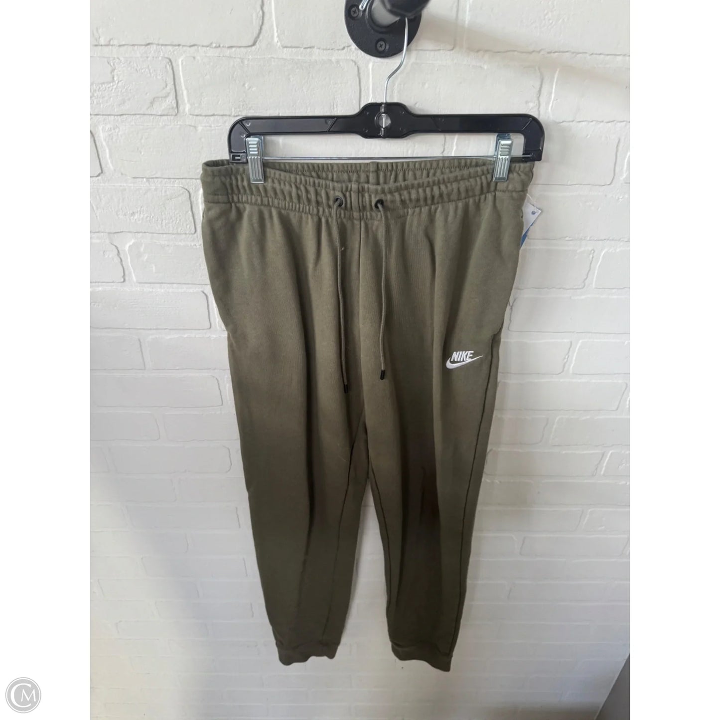 Athletic Pants By Nike Apparel In Green, Size: 8