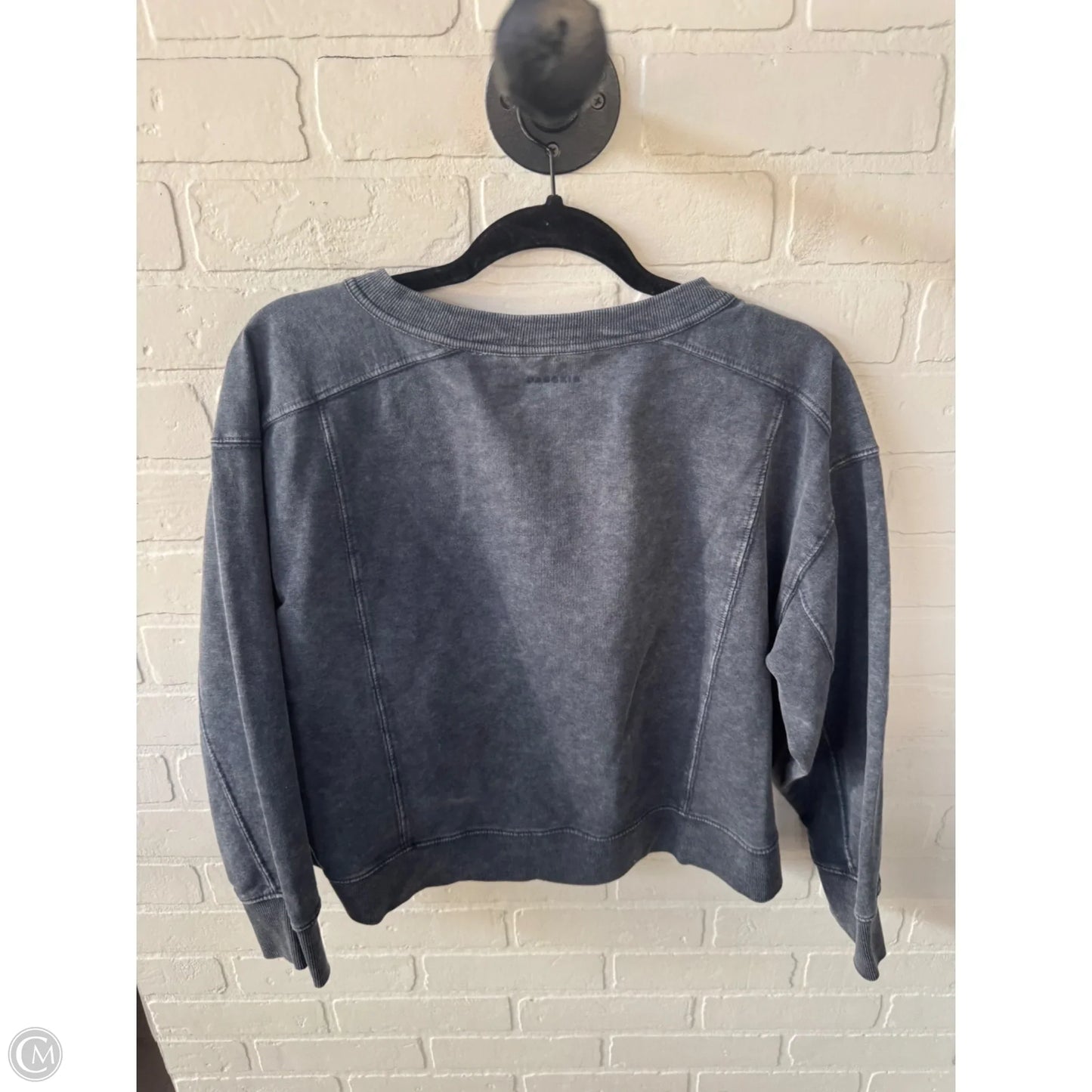 Athletic Sweatshirt Crewneck By Danskin In Blue, Size: Xs