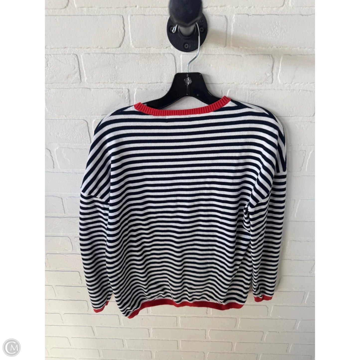 Sweater By Lillusory In Blue & White, Size: S