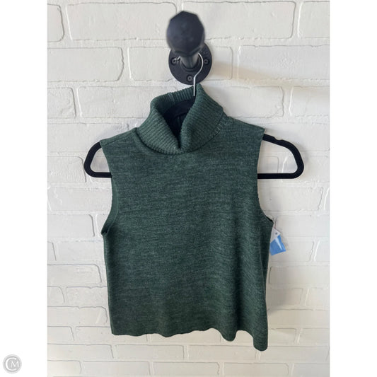 Top Sleeveless By Zara In Green, Size: S
