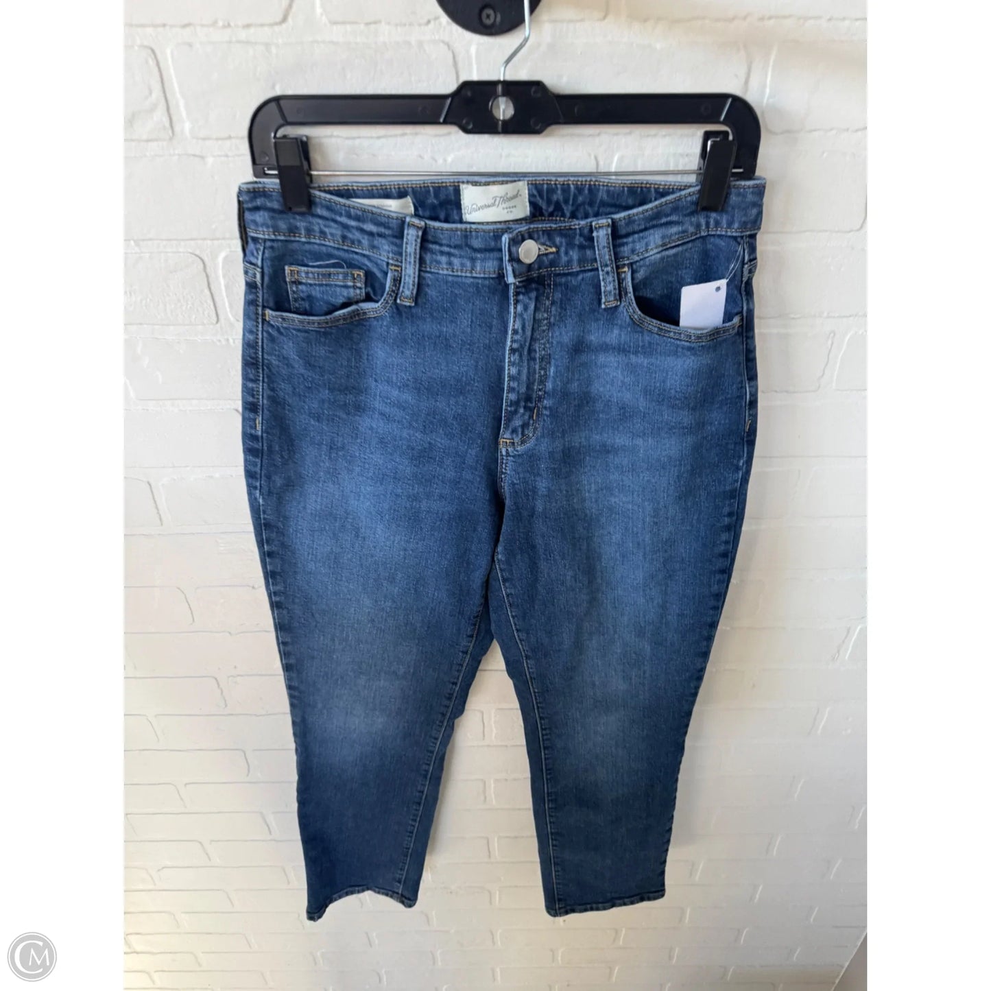 Jeans Straight By Universal Thread In Blue Denim, Size: 6