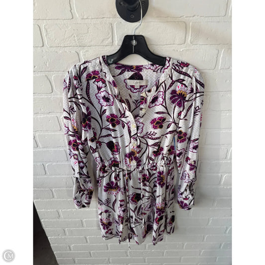 Dress Casual Short By Loft In Purple, Size: Xs