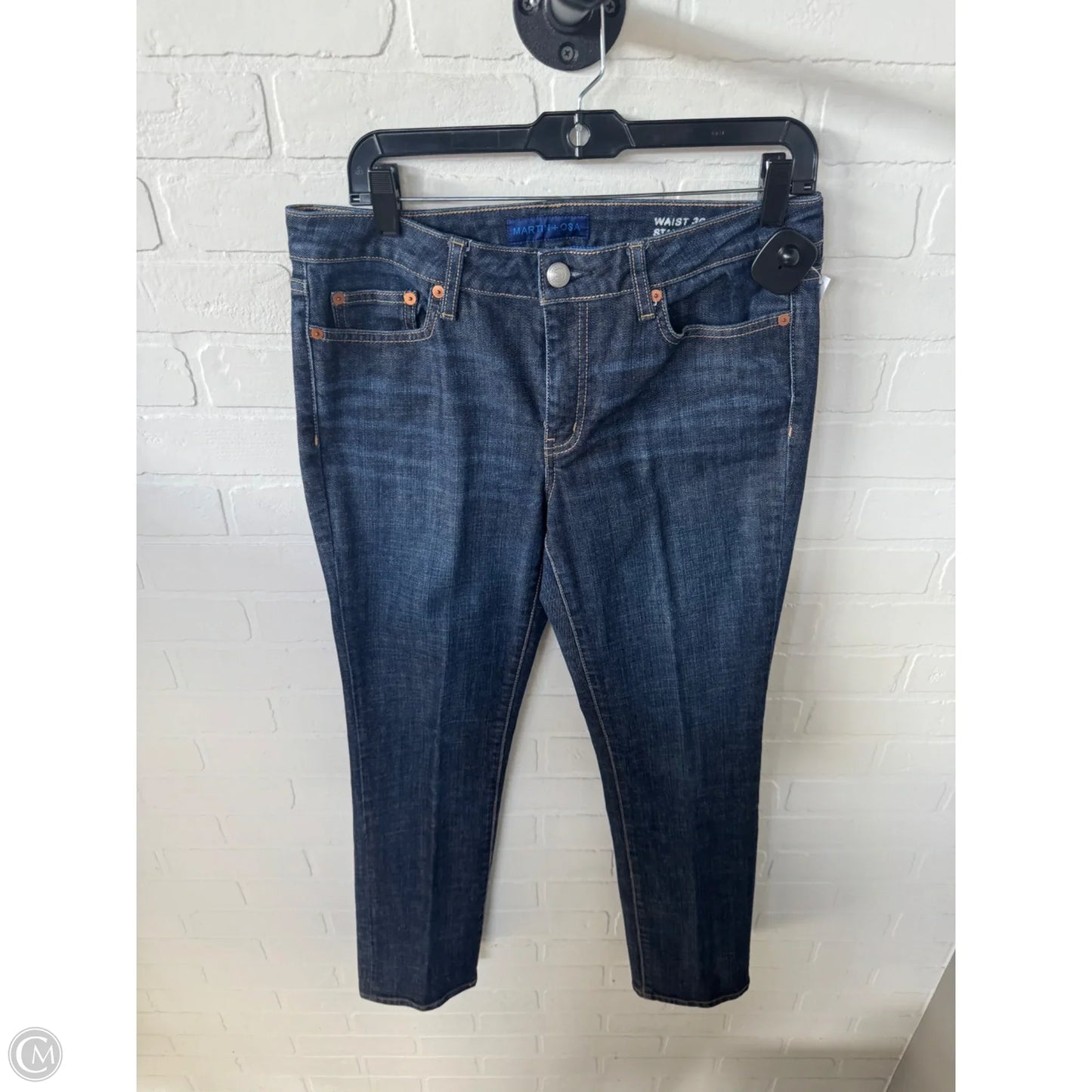 Jeans Straight By Cmc In Blue Denim, Size: 10
