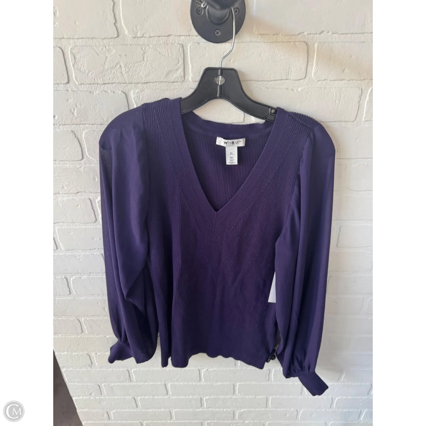 Sweater By White House Black Market In Purple, Size: Xl