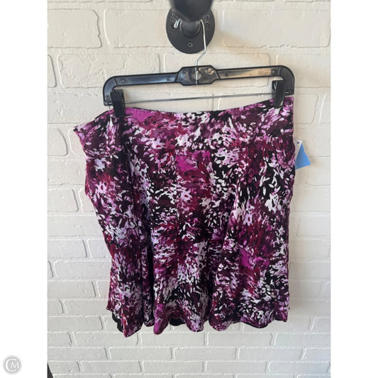 Skirt Mini & Short By White House Black Market In Pink & Purple, Size: 14