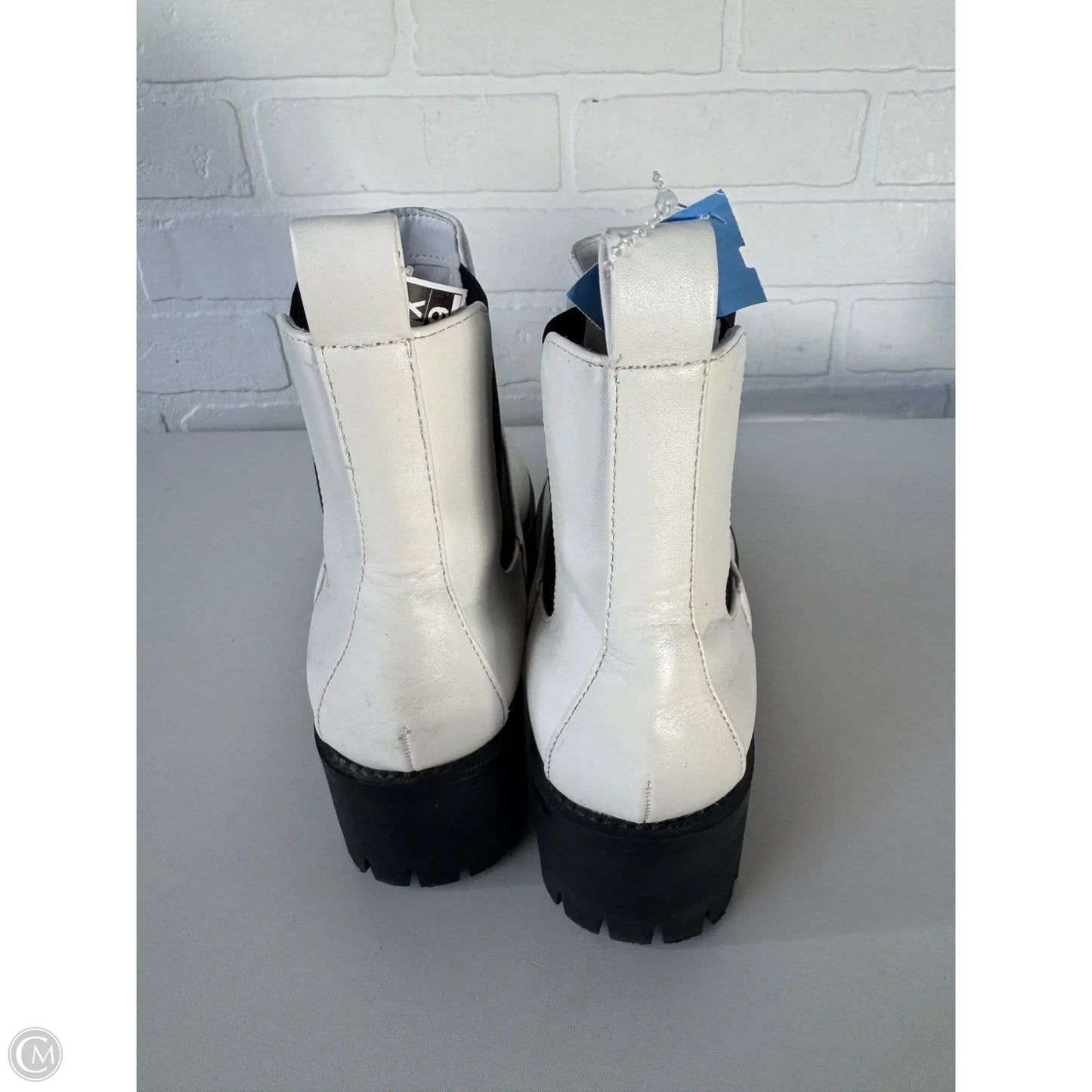 Boots Ankle Heels By Bp In White, Size: 8.5