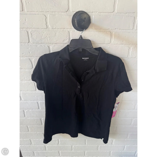 Top Short Sleeve By Old Navy In Black, Size: M