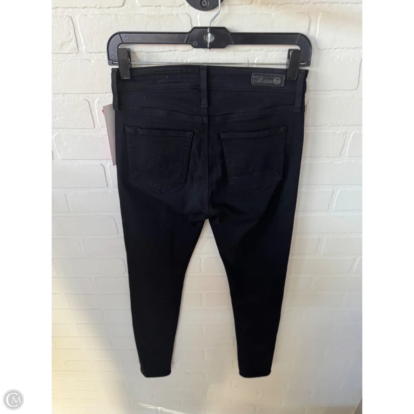 Jeans Skinny By Ag Jeans In Black, Size: 2