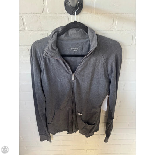 Athletic Jacket By Danskin In Grey, Size: L