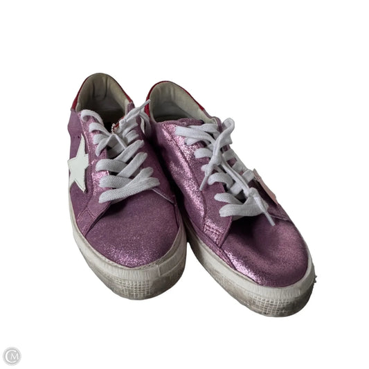 Shoes Luxury Designer By Golden Goose In Pink, Size: 7.5