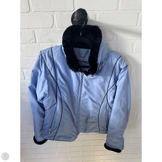 Coat Parka By Cmc In Blue, Size: S