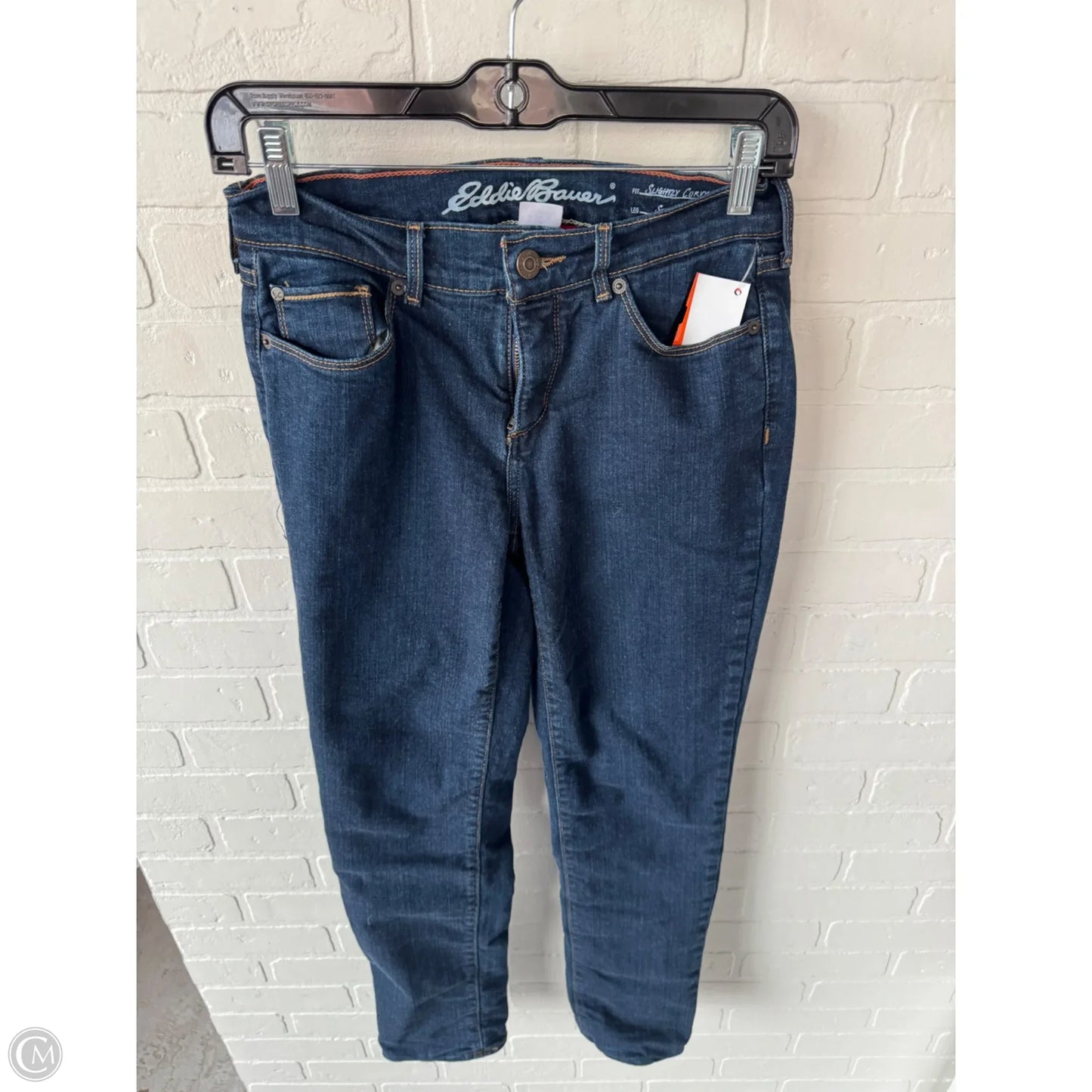 Jeans Straight By Eddie Bauer In Blue Denim, Size: 2