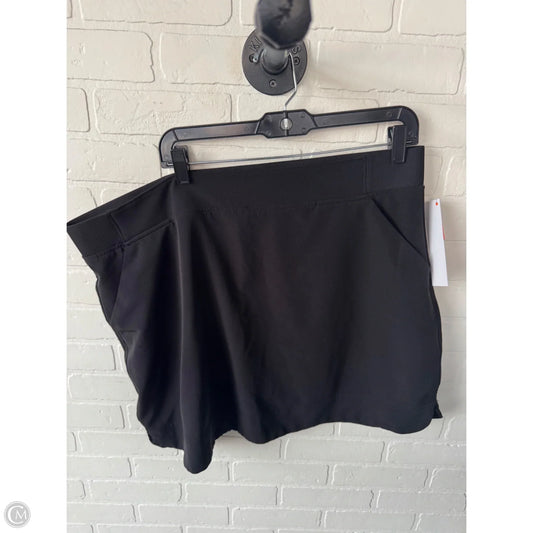 Athletic Skort By 32 Degrees In Black, Size: 18