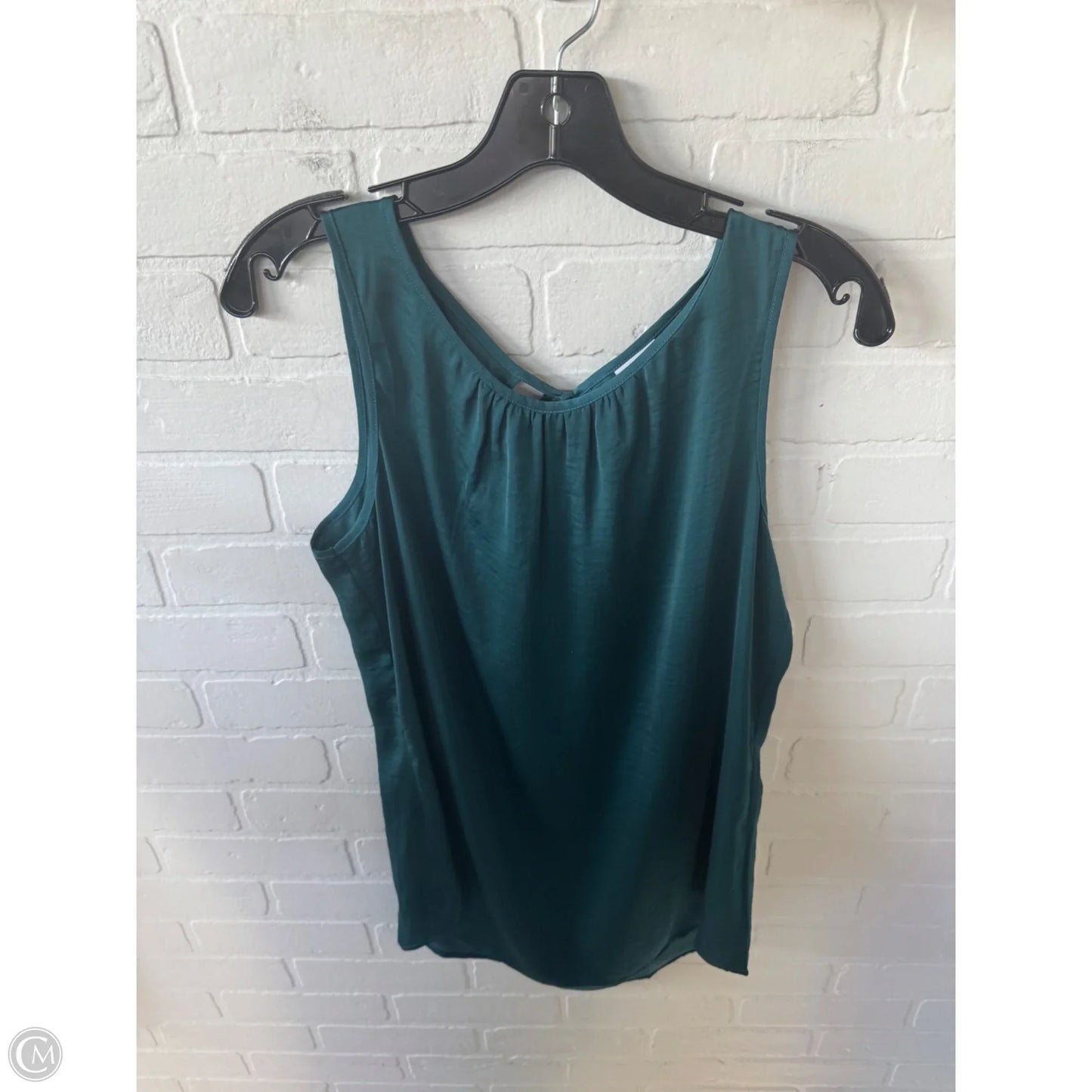 Top Sleeveless By Cabi In Teal, Size: M