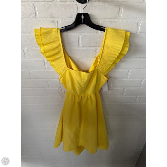 Dress Casual Short By Entro In Yellow, Size: M