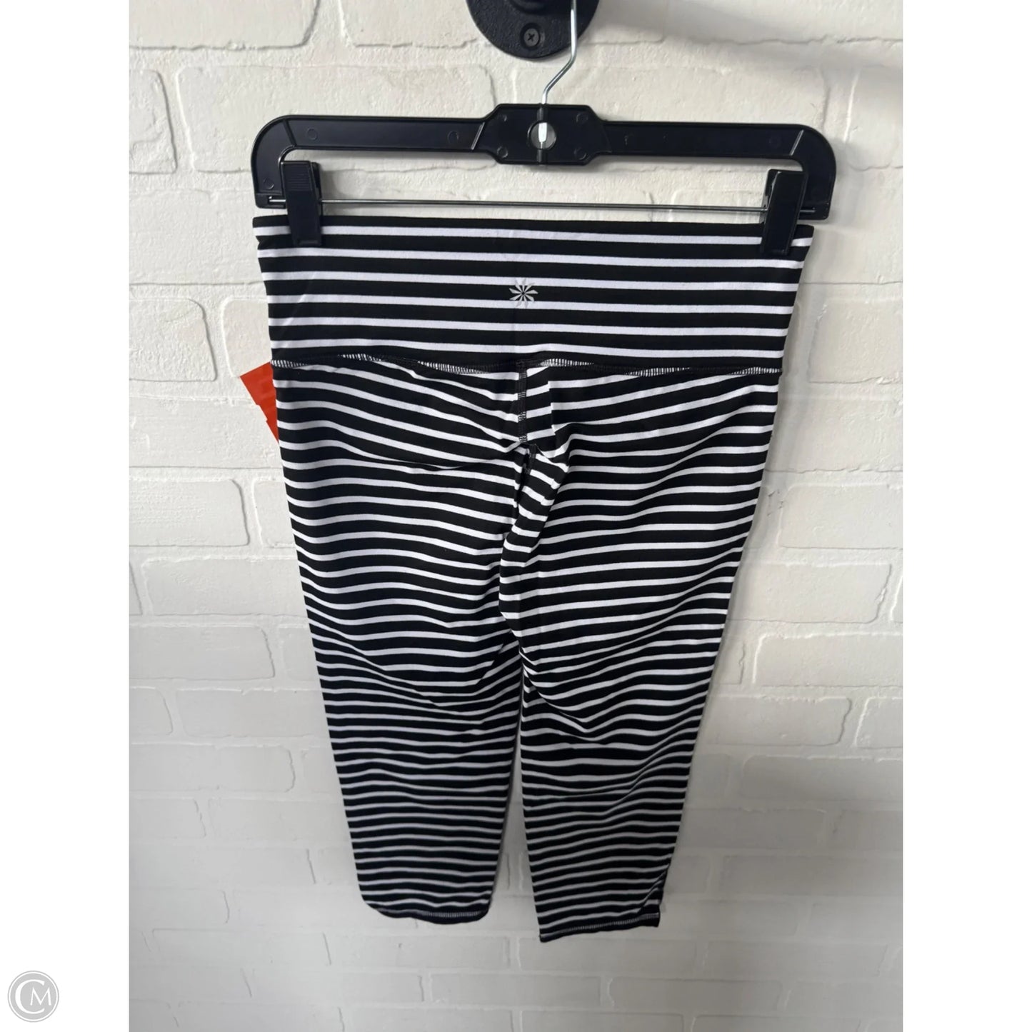 Athletic Leggings Capris By Athleta In Black & White, Size: 4