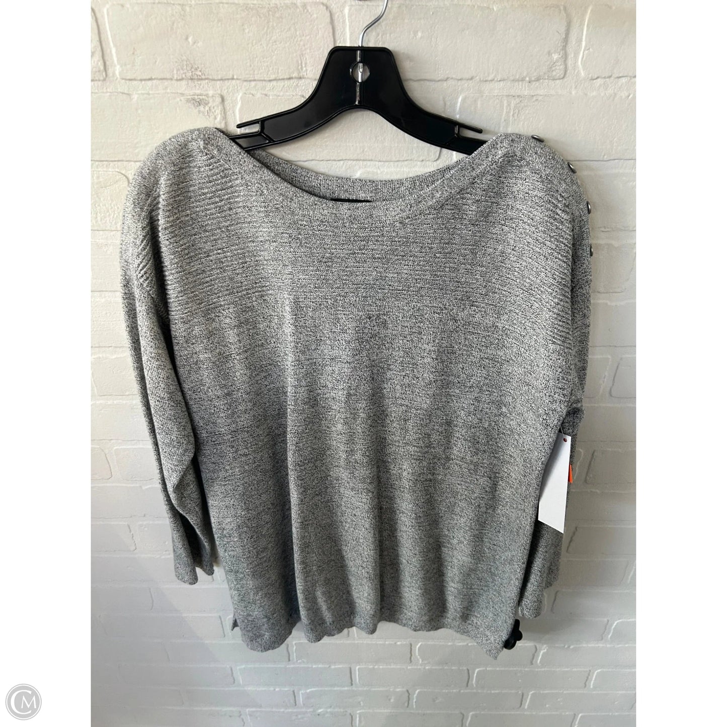 Sweater By Talbots In Grey, Size: Xl