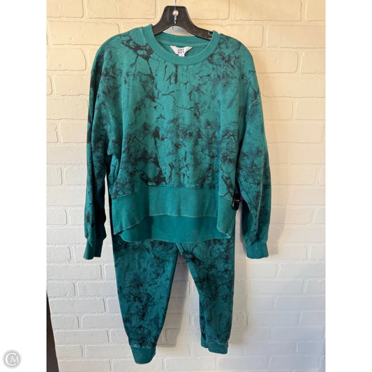 Lounge Set Pants By Joy Lab In Teal, Size: S