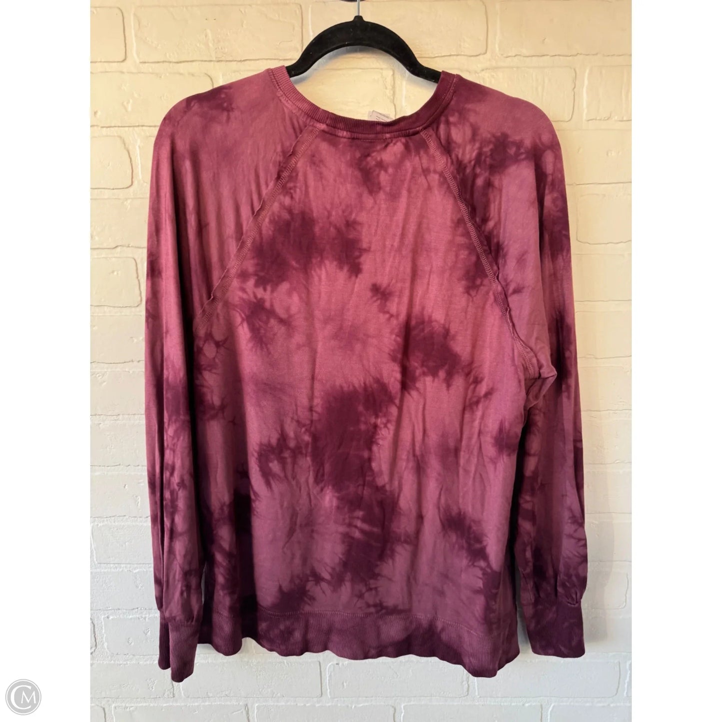 Athletic Top Long Sleeve Crewneck By Joy Lab In Red, Size: S