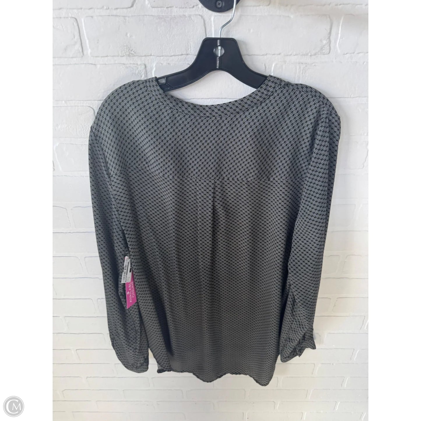Top Long Sleeve By Premise In Black, Size: Xl