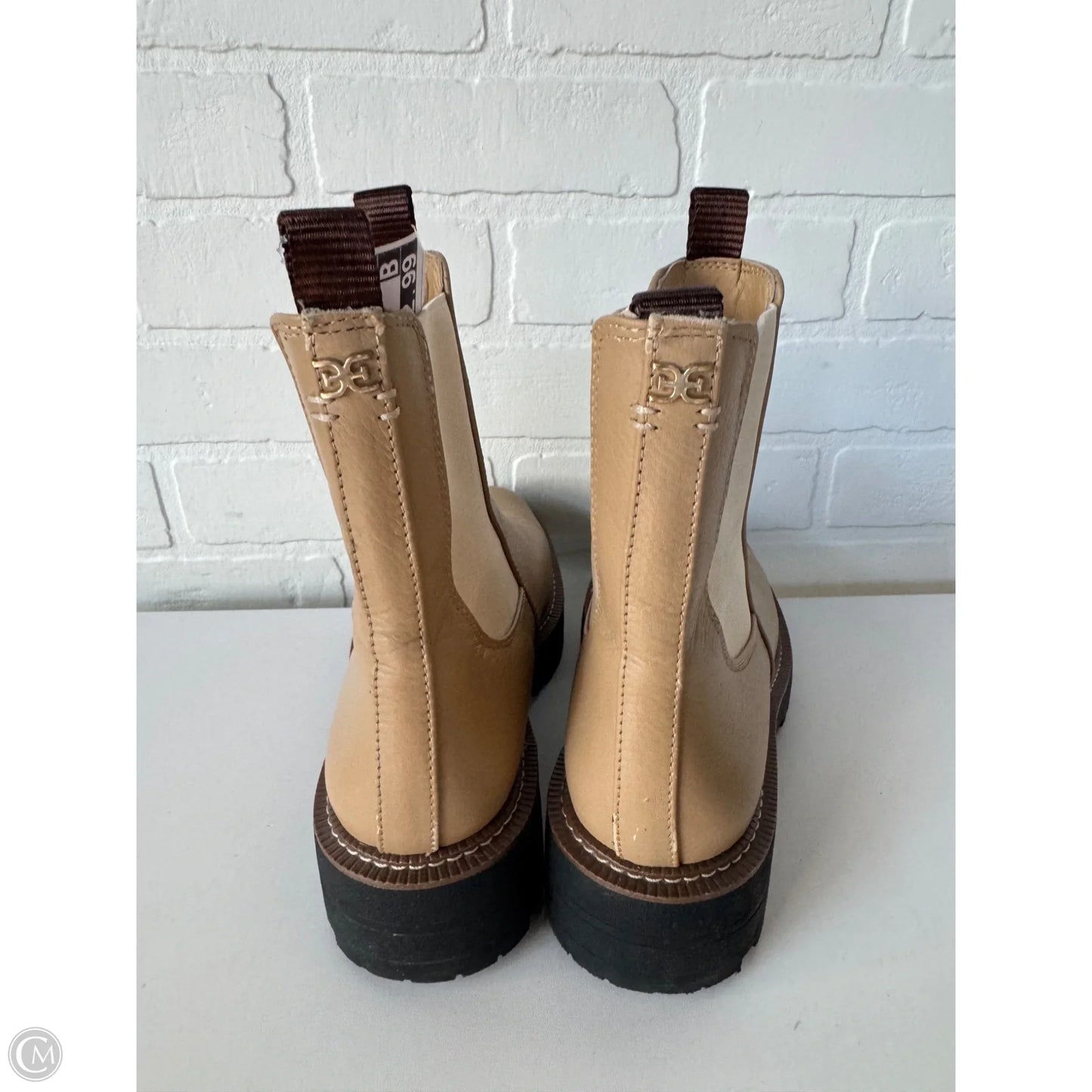 Boots Ankle Flats By Sam Edelman In Tan, Size: 8.5