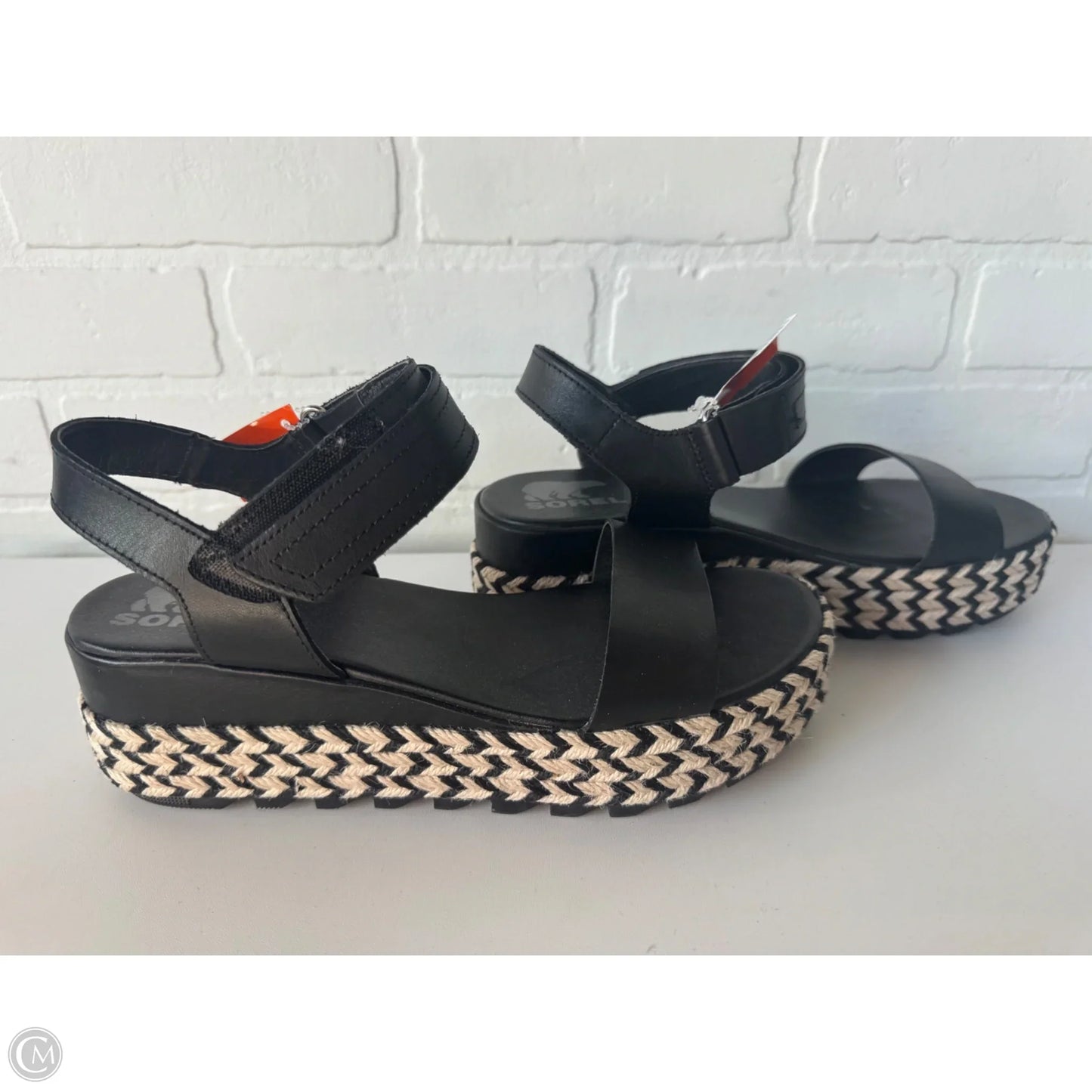 Sandals Flats By Sorel In Black, Size: 8.5