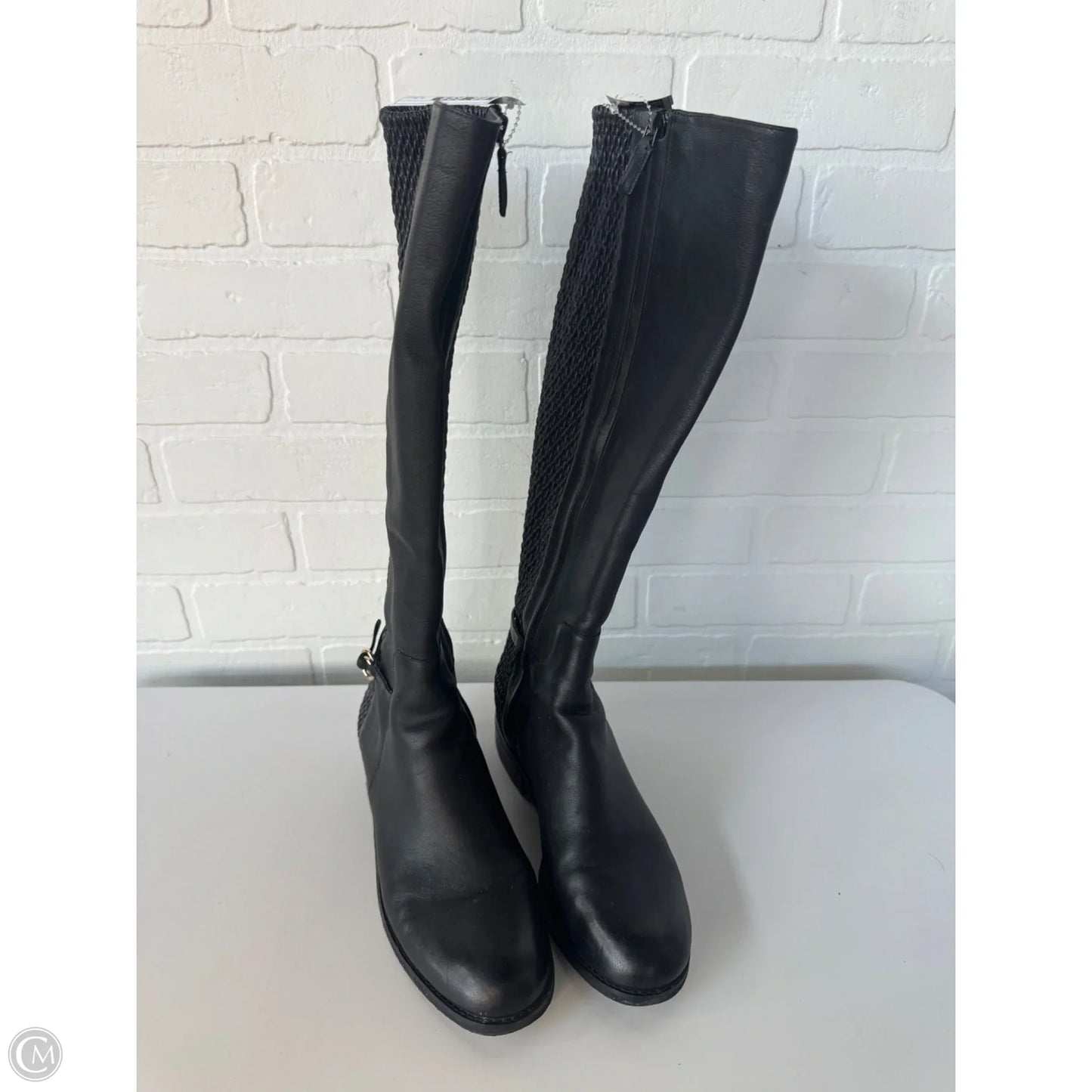 Boots Knee Flats By Cole-haan In Black, Size: 8.5