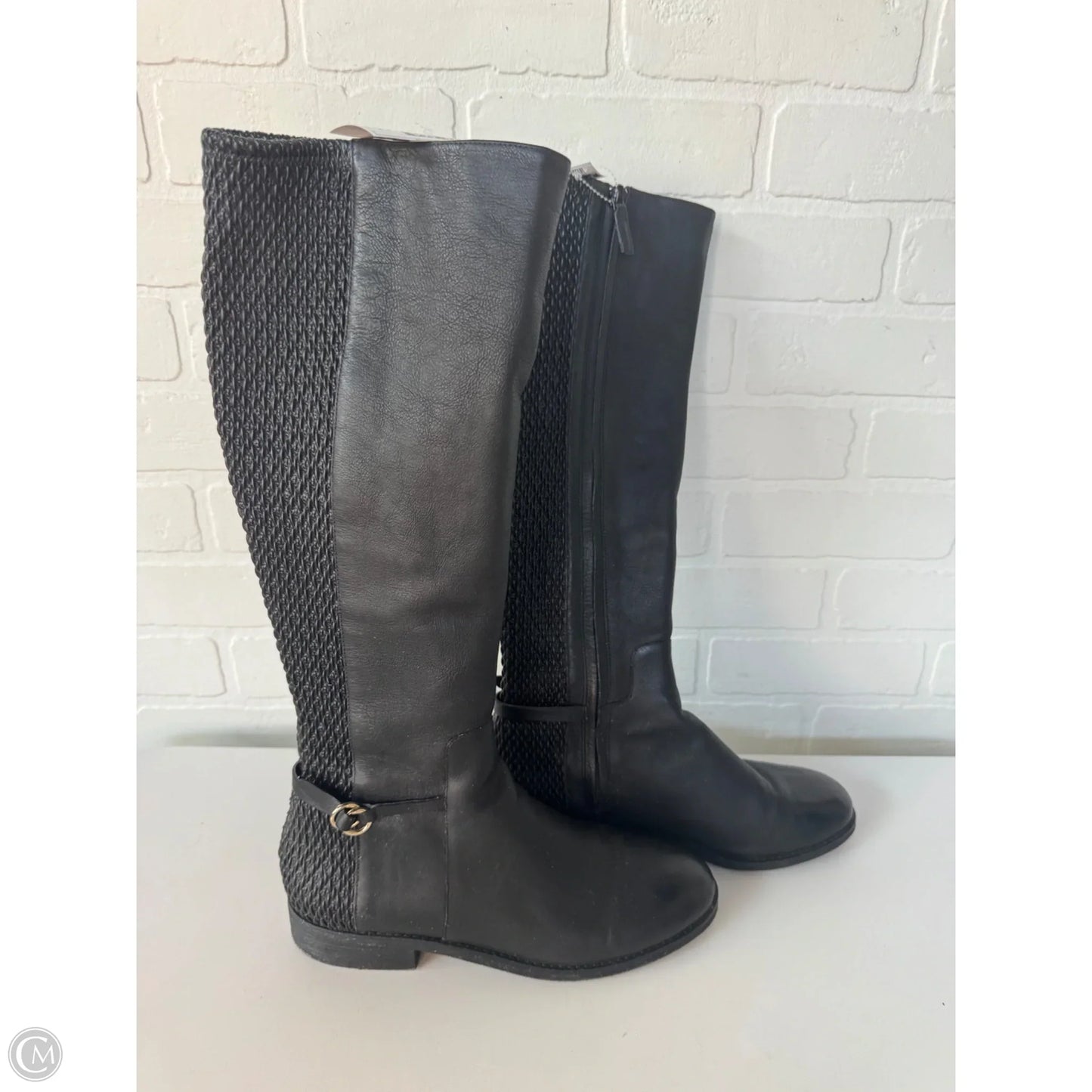 Boots Knee Flats By Cole-haan In Black, Size: 8.5