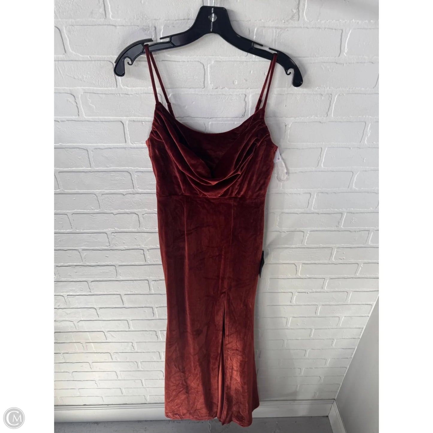 Dress Party Long By Lulus In Brown, Size: S