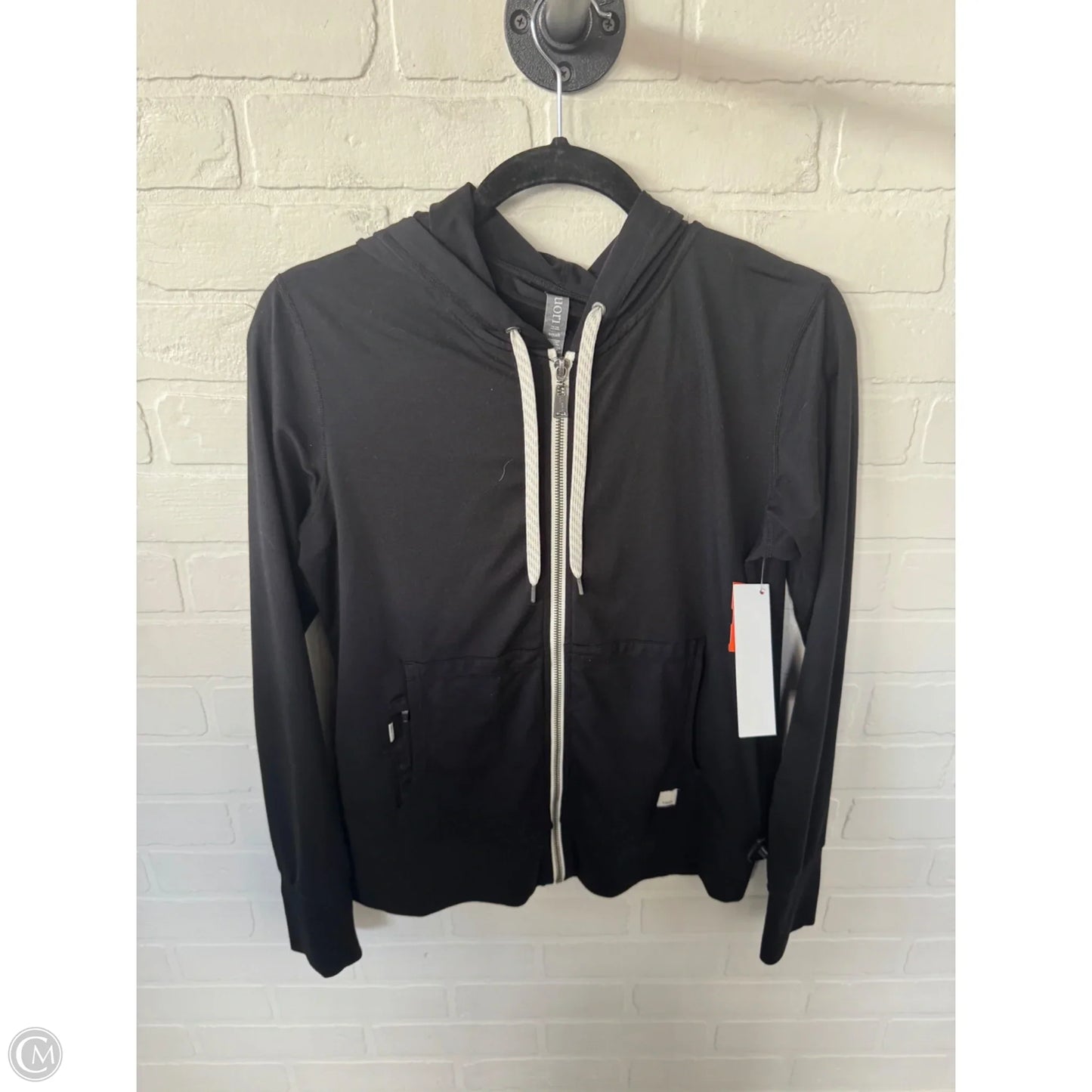 Athletic Sweatshirt Hoodie By Vuori In Black, Size: S