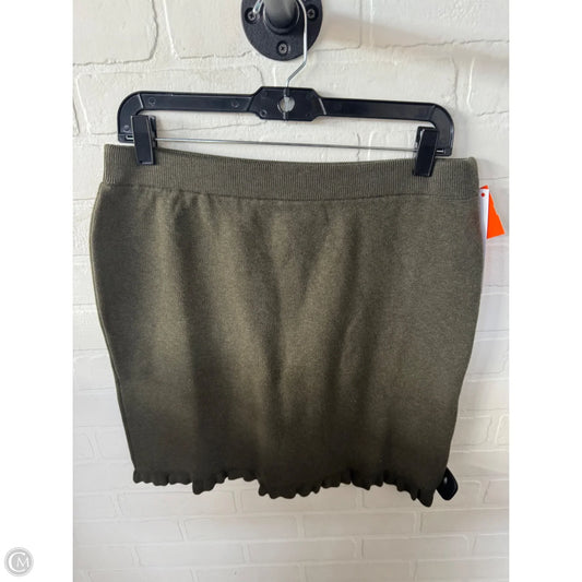 Skirt Mini & Short By Pilcro In Green, Size: 12