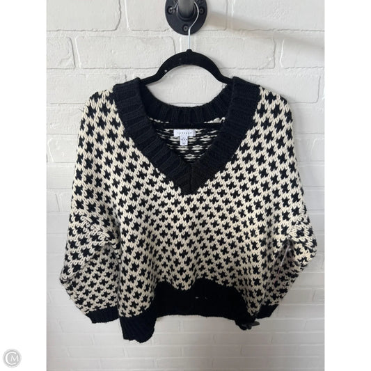 Sweater By Topshop In Black & Cream, Size: S