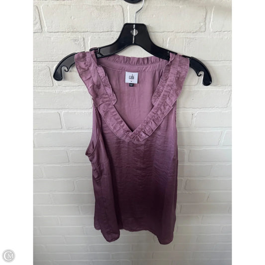 Top Sleeveless By Cabi In Purple, Size: M