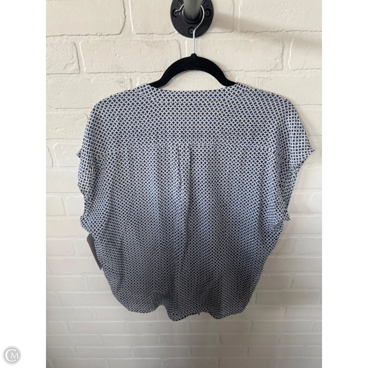 Top Sleeveless By Joie In Blue & White, Size: M