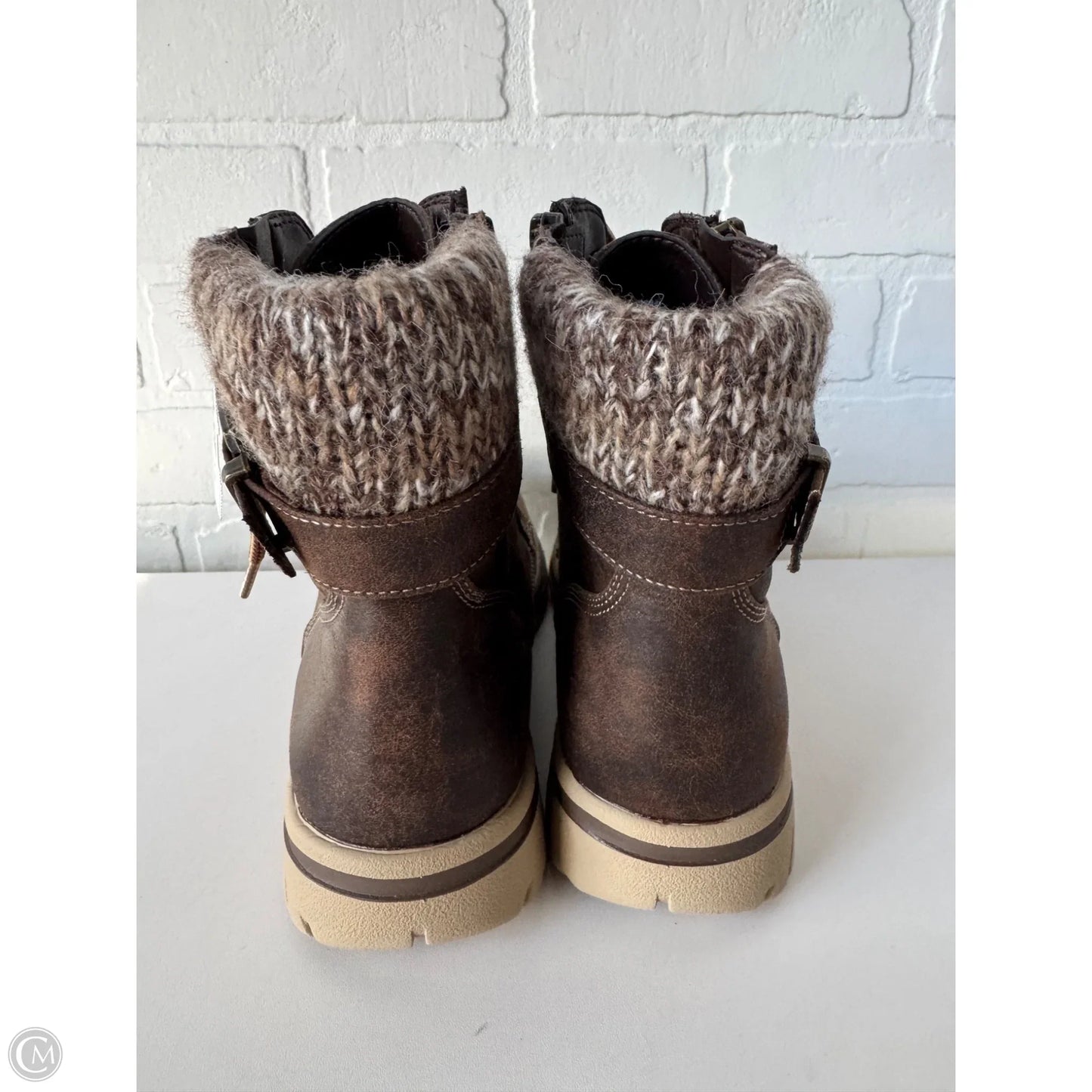 Boots Ankle Flats By Cliffs By White Mountain In Brown, Size: 8.5
