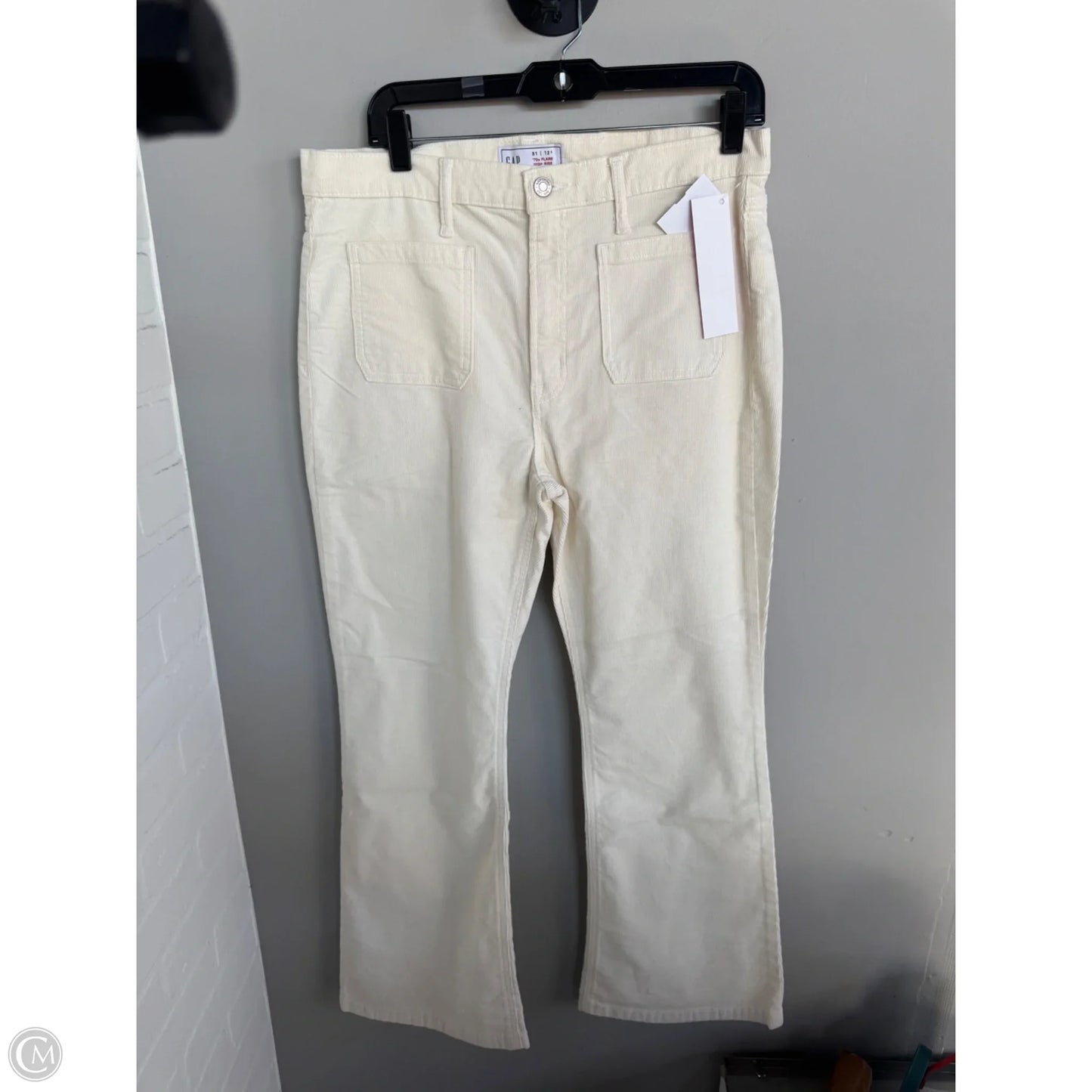 Pants Corduroy By Gap In Cream, Size: 12