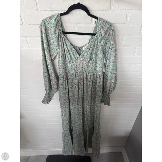 Dress Casual Maxi By Vanilla Bay In Green, Size: S