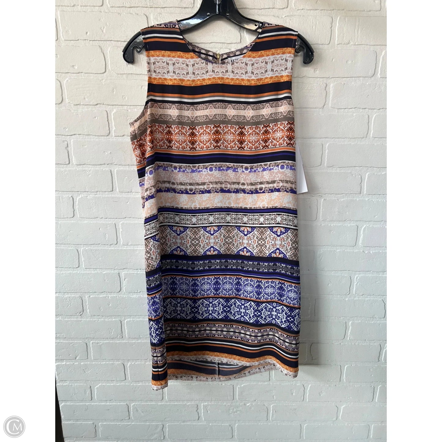 Dress Casual Short By Artisan Ny In Brown & Orange, Size: Xs