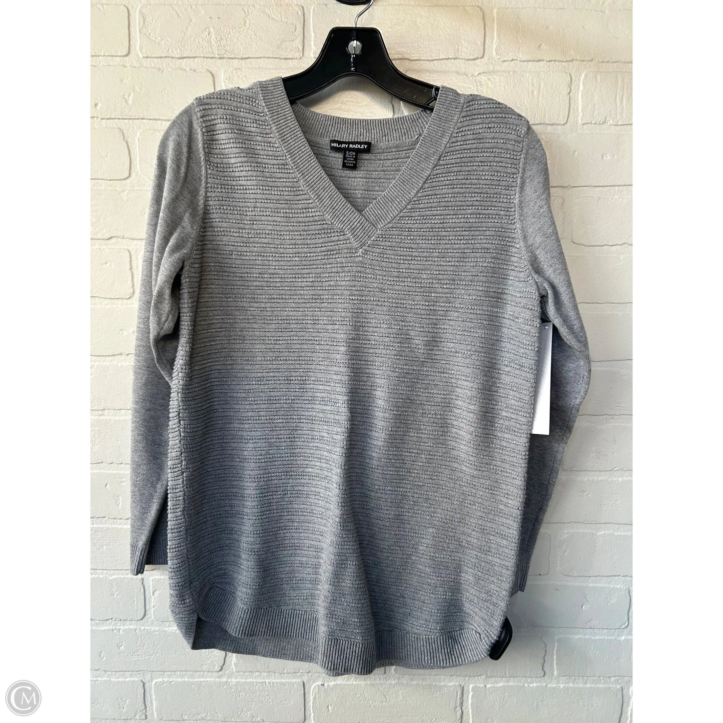 Sweater By Hilary Radley In Grey, Size: S